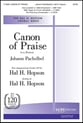 Canon of Praise SATB choral sheet music cover